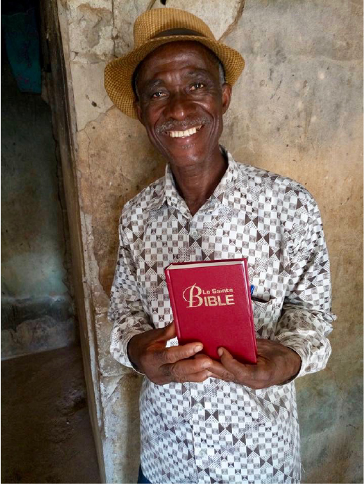 man with Bible