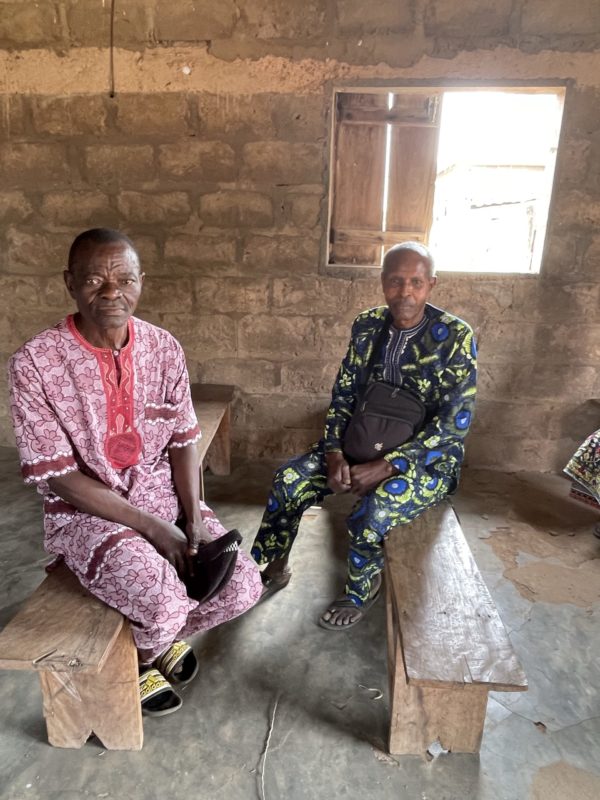 preachers sitting in church building in africa